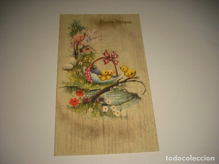 Cartes Postales: BONITA POSTAL ILALIANA, LA BONA PASQUA,DOBLE ESCRITA