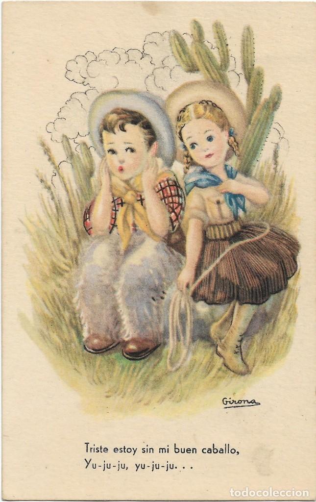 Cartes Postales: EDITORIAL ARTIGAS .- MELODIAS DE BOGA COLECCION A SERIE 36 .- ILUSTRA GIRONA