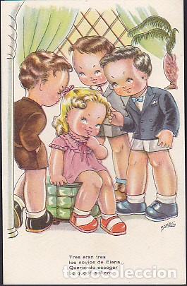 Postais: POSTAL INFANTIL ILUSTRADA BOMBON SERIE 3058