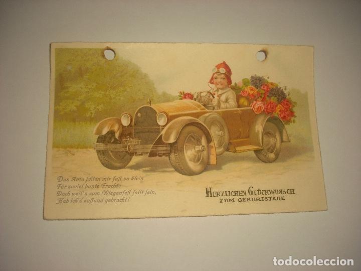 Postkarten: PRECIOSA POSTAL ALEMANA HERZLICHEN GLUCKWUNSCH , ESCRITA 1936