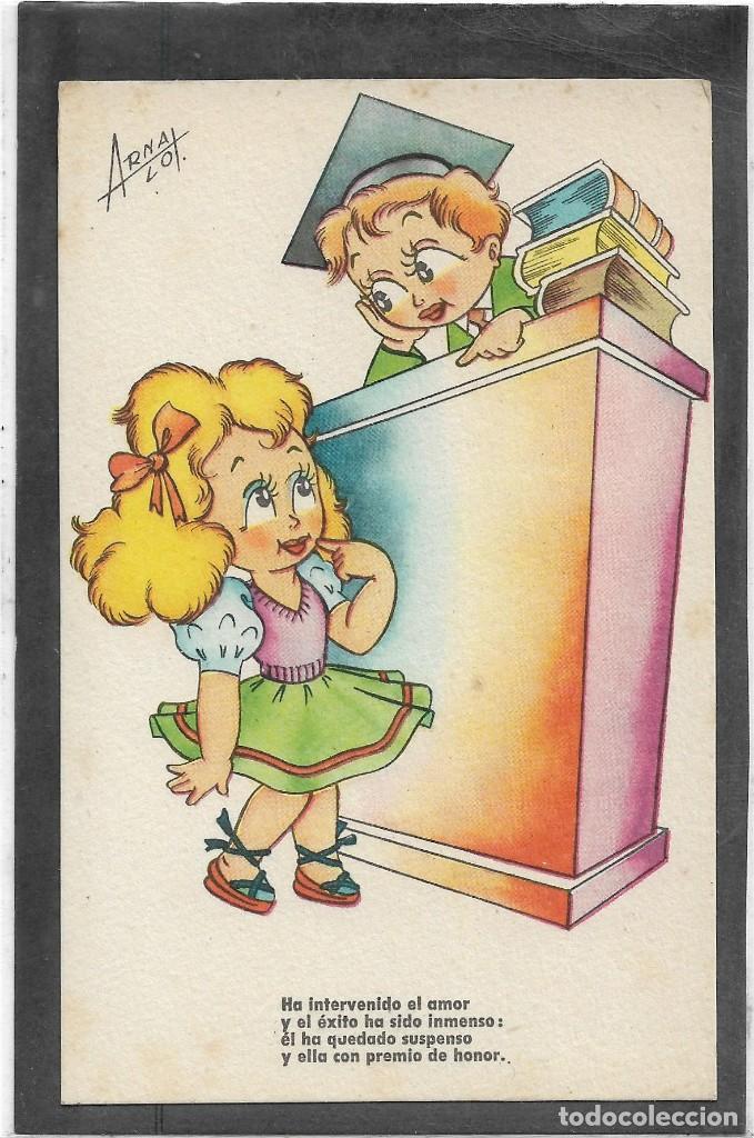 Postcards: POSTAL ESTAMPERIA RAM SERIE 33 .- ILUSTRA ARNALOT .- SIN CIRCULAR
