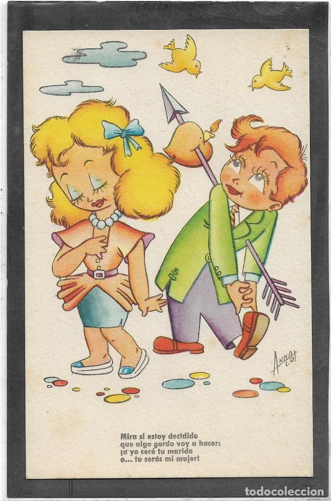 Postcards: POSTAL ESTAMPERIA RAM SERIE 33 .- ILUSTRA ARNALOT .- SIN CIRCULAR