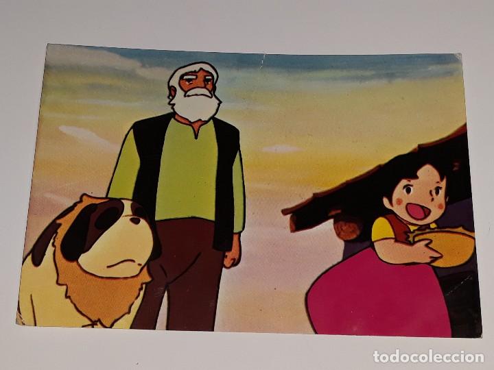 Postales: ANTIGUA POSTAL N&ordm; 2 DE LA SERIE DE DIBUJOS HEIDI EDICIONES TARJE FHER ED. FHER A&Ntilde;O 1975