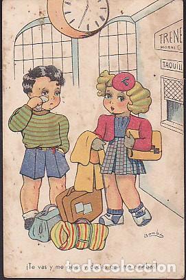 Postales: POSTAL INFANTIL ILUSTRADA SERIE 15 ILUSTRADA POR BOMBON