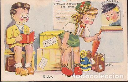 Postales: POSTAL INFANTIL ILUSTRADA SERIE 68 ILUSTRADA POR BOMBON