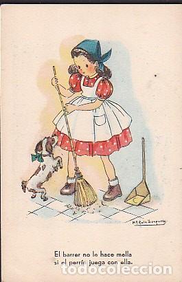 Cartoline: POSTAL INFANTIL ILUSTRADA SERIE 38 ILUSTRADA LLONGUERAS