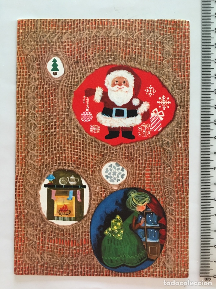 Cartoline: FELICITACI&Oacute;N NAVIDAD. DIPTICO. ILUSTRACI&Oacute;N? MIRACLE. H. 1980?