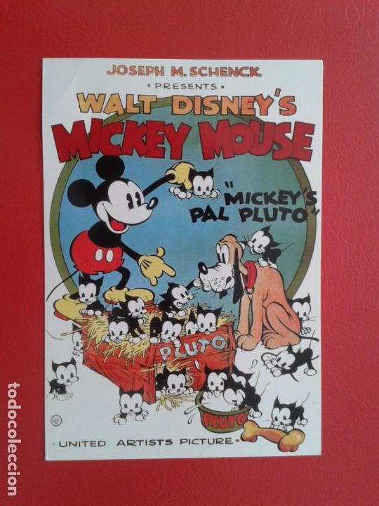 Postales: postal de walt disney's , MICKEY MOUSE PAL PLUTO N&ordm; 30