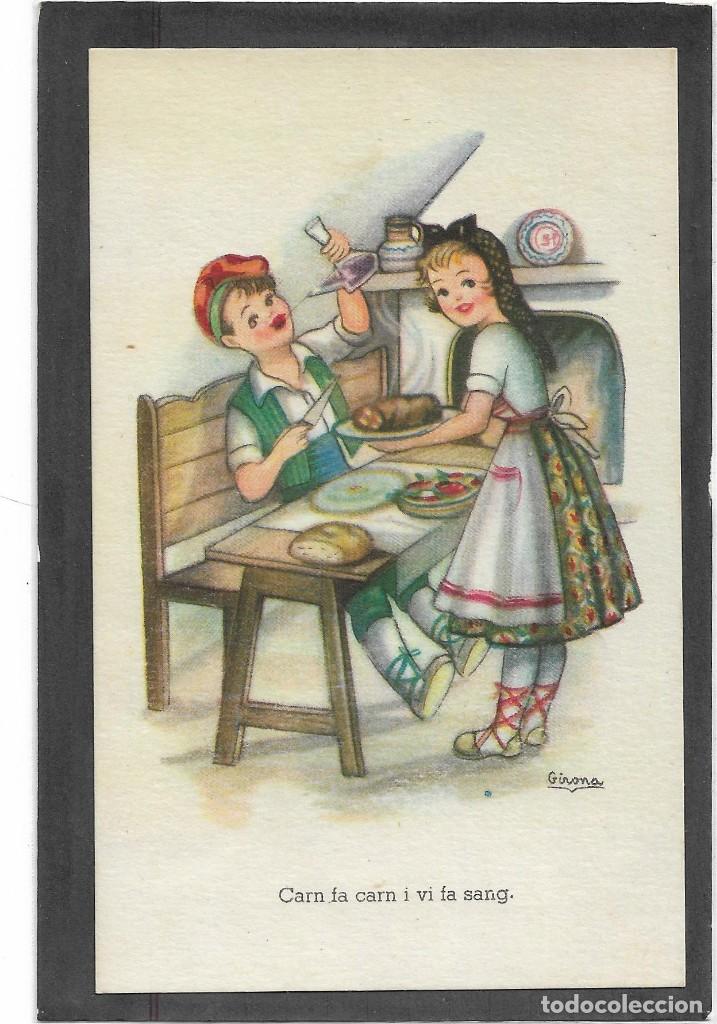 Postkarten: EDITORIAL ARTIGAS / IKON .- ADAGIS POPULARS COLECCION D SERIE 158 .- ILUSTRA GIRONA