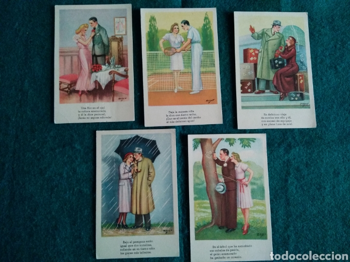 Postcards: 5 POSTALES EDICIONES CMB SERIE 17 .- ILUSTRA ZSOLT