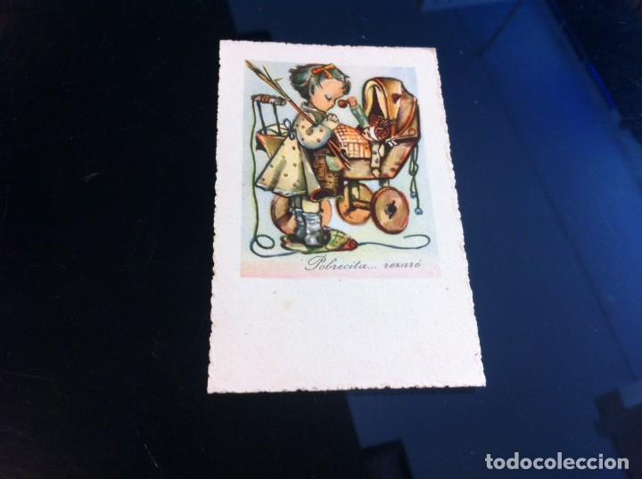 Postcards: POSTAL CARICATURA - DIBUJO. (POBRECITA...REZAR&Eacute;) N&ordm; 137-D