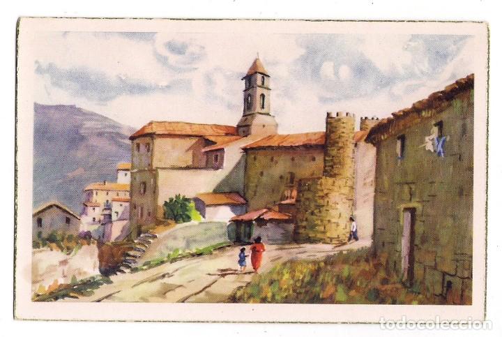 Postkarten: -72101 POSTAL PINTURA MADRE Y NI&Ntilde;A CAMINANDO POR LA ALDEA, EDICIONES C Y Z 590
