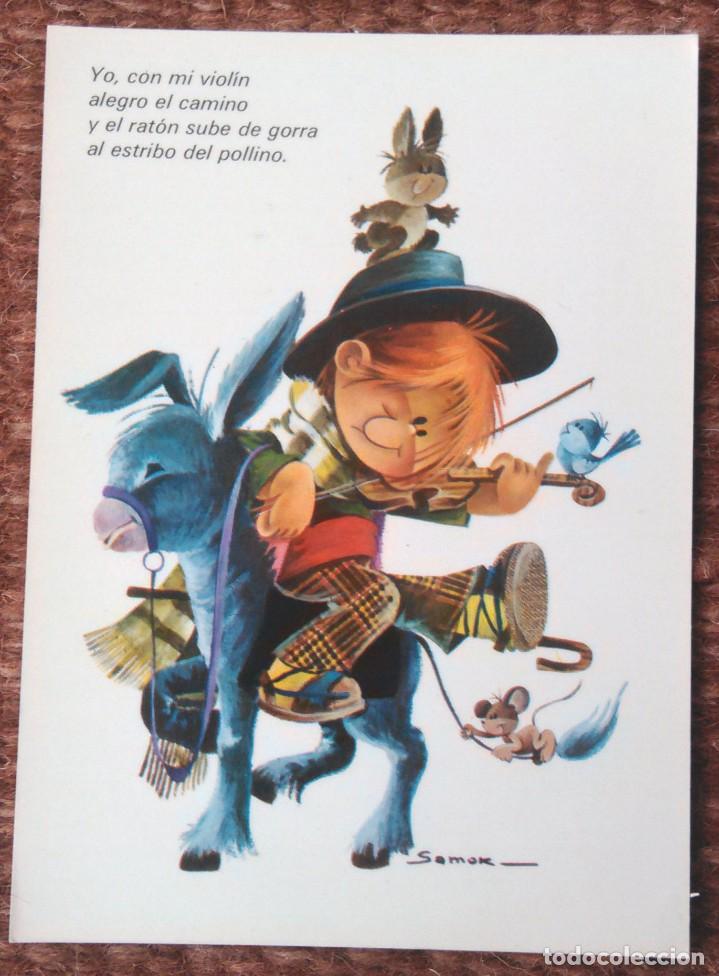Postales: YO CON MI VIOLIN...