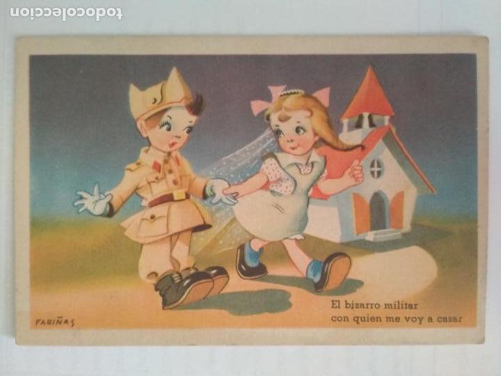 Postcards: POSTAL DE HUMOR INFANTIL, ESCRITA A&Ntilde;O 1946