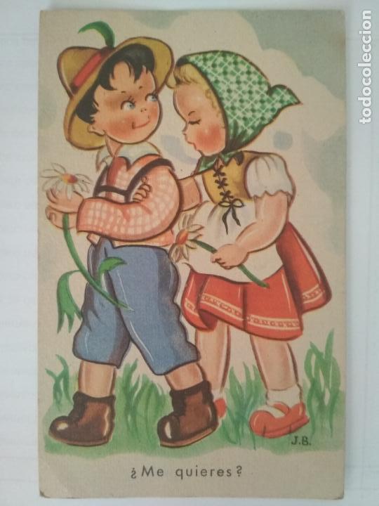 Postcards: POSTAL DE HUMOR INFANTIL, ESCRITA A&Ntilde;OS 40