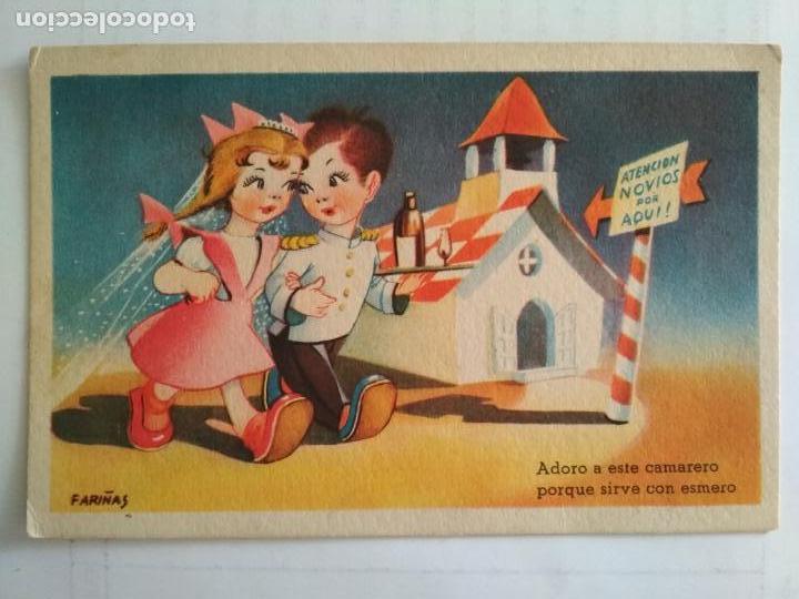 Postkarten: TARJETA POSTAL INFANTIL, SERIE 12 - FARI&Ntilde;AS, A&Ntilde;O 1946