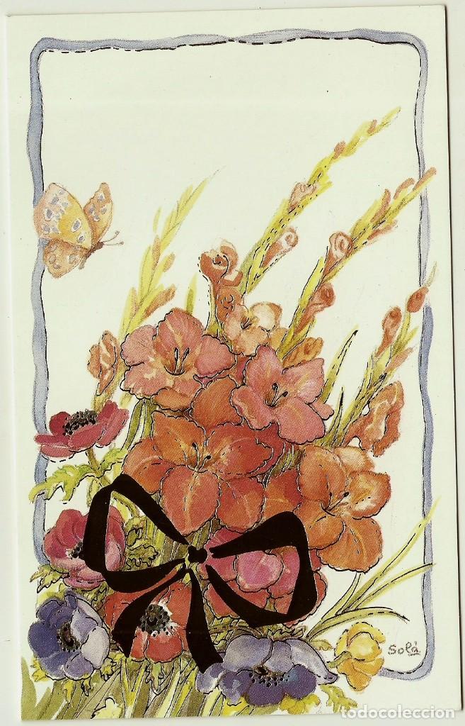 Postais: 8909 - EDICIONES EDICROMO SERIE 855.2 - DIPTICA 17,5X11 CM- ILUSTRA SOL&Aacute;