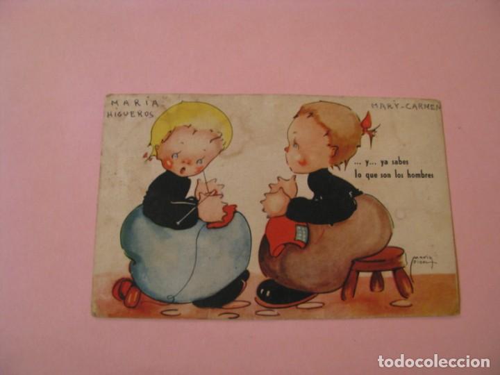 Postais: POSTAL DIBUJO. ILUSTR. MARIA PIDAL. COL. M. P. ED. VALVERDE. ESCRITA.