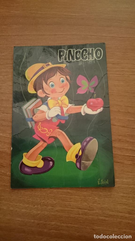 Postales: POSTAL PINOCHO V. JOAN ESCRITA