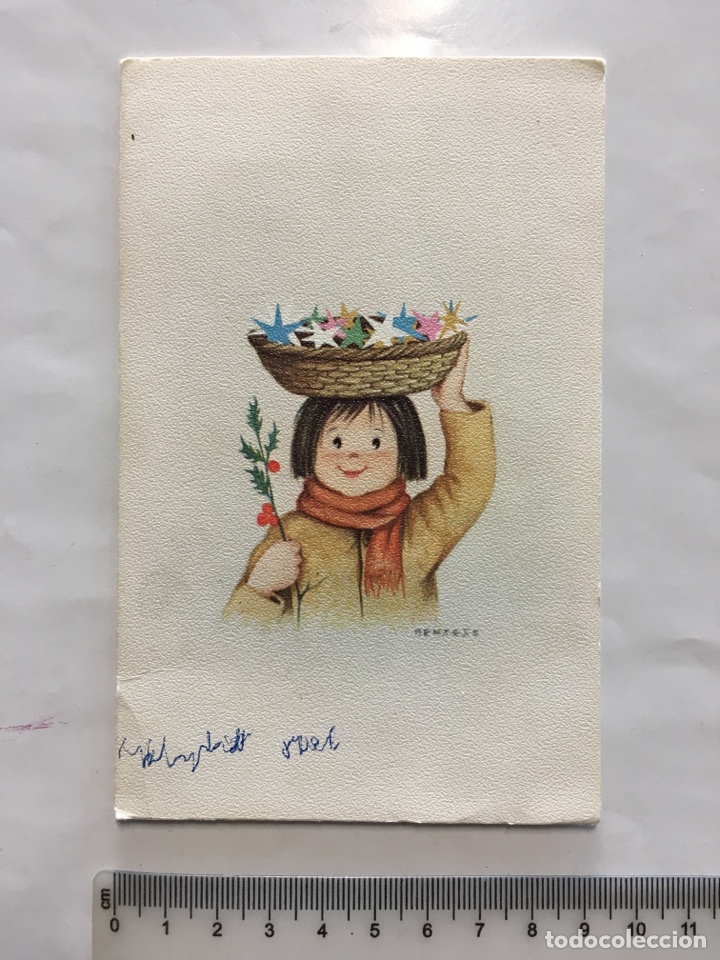 Postcards: FELICITACI&Oacute;N NAVIDAD. DIPTICO. ILUSTRACI&Oacute;N BENAGES. H. 1973?