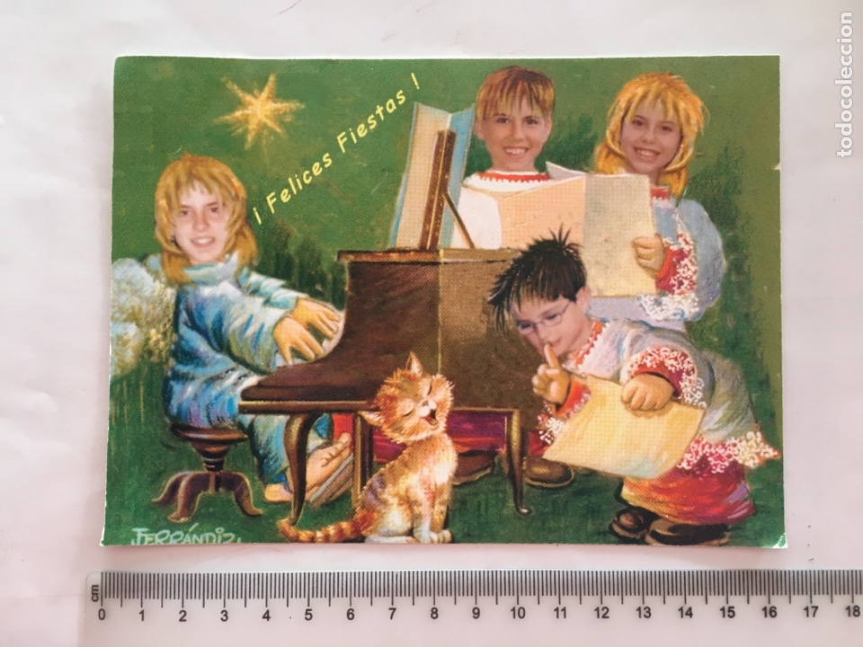 Postkarten: FELICITACI&Oacute;N NAVIDAD. ILUSTRACI&Oacute;N FERRANDIZ. H. 2002.