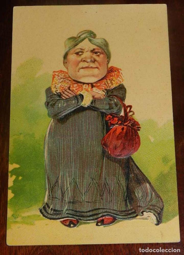 Postales: ANTIGUA POSTAL ILUSTRADA CON CARICATURA EN RELIEVE, SERIE 5897, ED. PBF, PRINTED IN GERMANY, NO CIRC