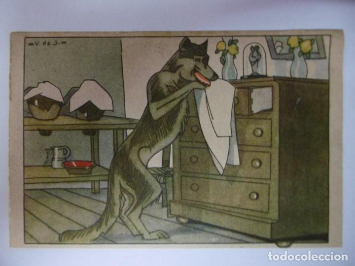 Postais: COLECCI&Oacute;N DE 12 POSTALES DE CAPERUCITA ENCARNADA