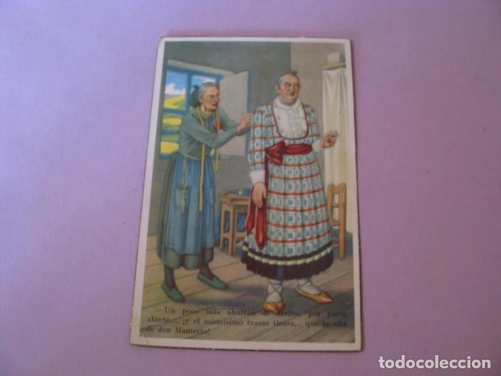 Postcards: POSTAL DE DIBUJOS DE JOSE ARRUE. CON FRASE. ESCRITA. 1955.