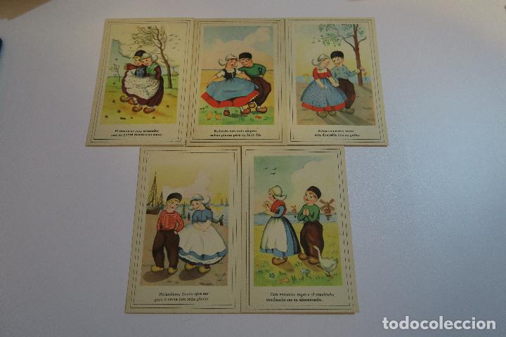 Postais: ANTIGUA POSTALES FELICES SIEMPRE SERAN ESTA DONCELLA CON SU GALAN - SERIE 109