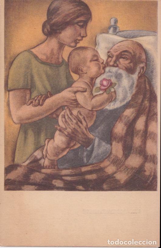 Postcards: ILUSTRADOR: DESCONOCIDO, ESTIMEM ELS VELLS - CPVA OBRA HOMENATGES A LA VELLESA N&ordm; 17 - S/C