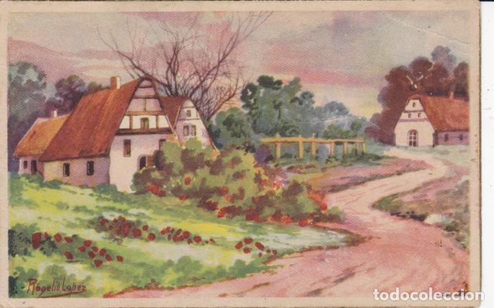 Cartes Postales: Postal escrita firma Rogelio L&oacute;pez