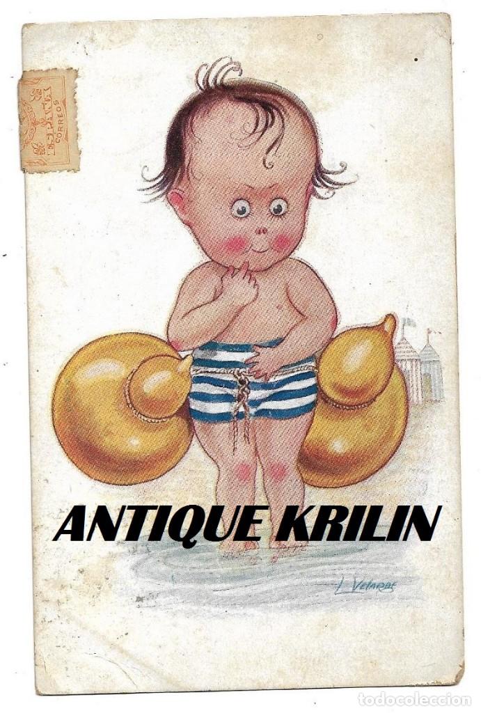 Cartes Postales: POSTAL EDICION ANDRES MIR N&ordm; 148 BIBELOT NATACION.- ILUSTRA VELARDE