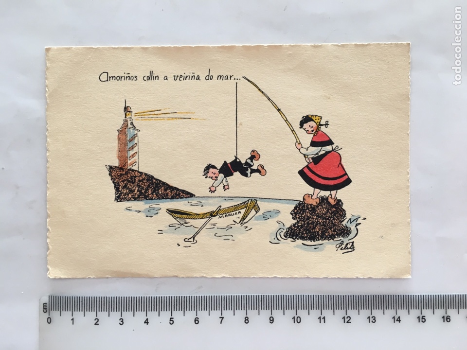 Postcards: POSTAL. ILUSTRACI&Oacute;N PILITA. H. 1955?.