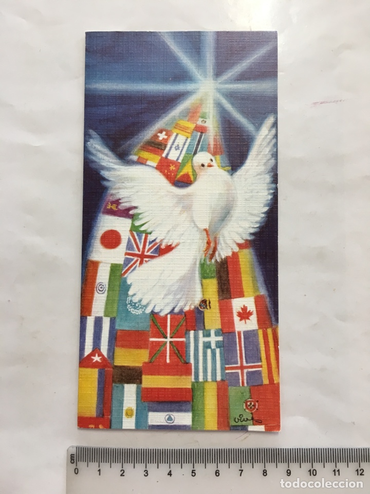 Postcards: POSTAL. FELICITACI&Oacute;N NAVIDAD. ILUSTRACI&Oacute;N VIVES. DIPTICO. EDICROMO. S. A. H. 1980?.