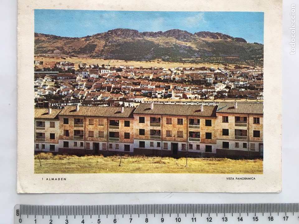 Postales: POSTAL. FELICITACI&Oacute;N NAVIDAD. DIPTICO. ALMADEN. VISTA PANOR&Aacute;MICA. H. A. E. A&Ntilde;O 1967.