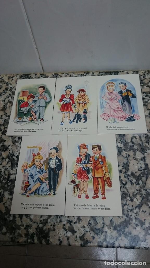 Postais: 5 POSTALES PAREJAS EDICIONES TRIO  SIN CIRCULAR