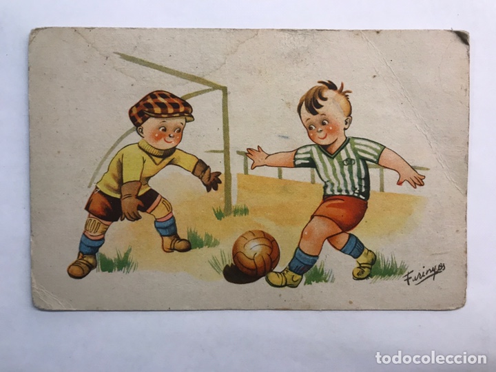 Postkarten: DIBUJOS Y CARICATURAS. Postal Infantil. C.M.B, Serie 28, ilustra FARINYES (a.1942) ESCRITA