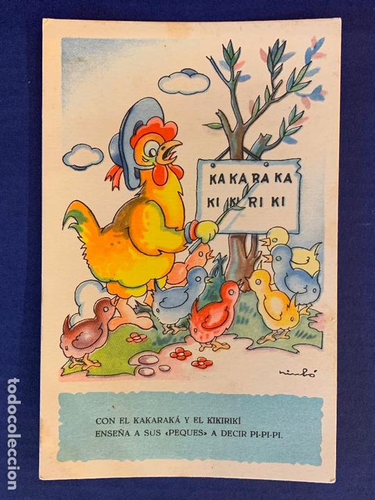 Postkarten: POSTAL INFANTIL ILUSTR. NIUB&Oacute;. ED. ARTIGAS. SERIE 61.ESCRITA 1945.