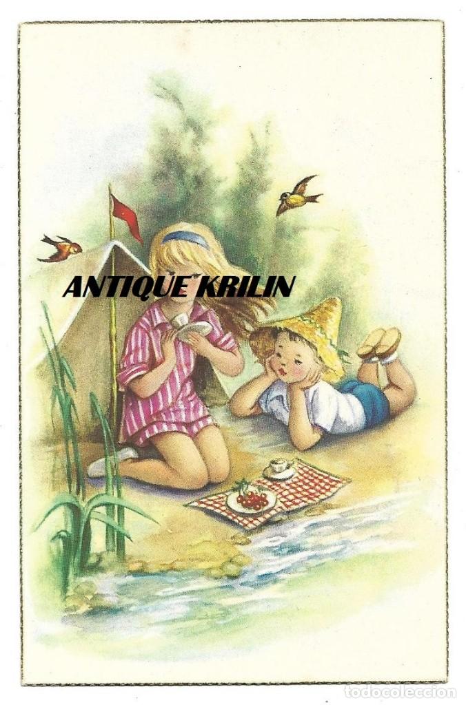 Postales: POSTAL EDICIONES PAJARITA 2344/A / SIN FRANQUEAR PERO ESCRITA AL DORSO