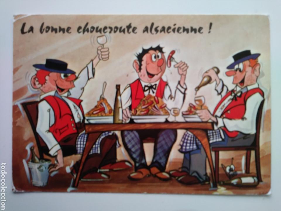 Postales: Francia/la bonne choucroute alsacienne!