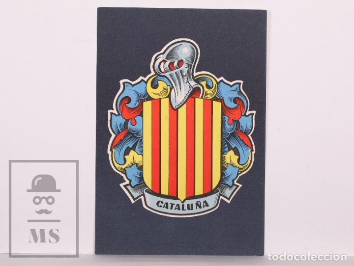 Cartes Postales: Postal Blasones de Espa&ntilde;a - Catalu&ntilde;a / Catalunya. Colecci&oacute;n Her&aacute;ldica - Sin Circular