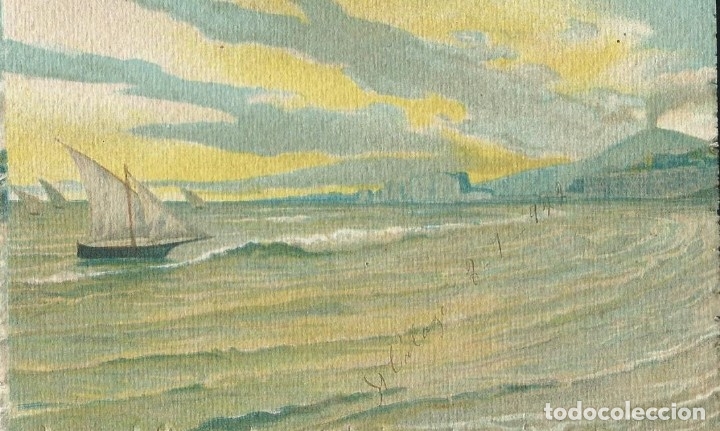 Postkarten: Postal serie art&iacute;stica acquarello a&ntilde;o 1912