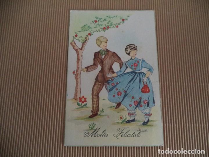 Postales: Postal dibujada - Dibujo M.Queralt.