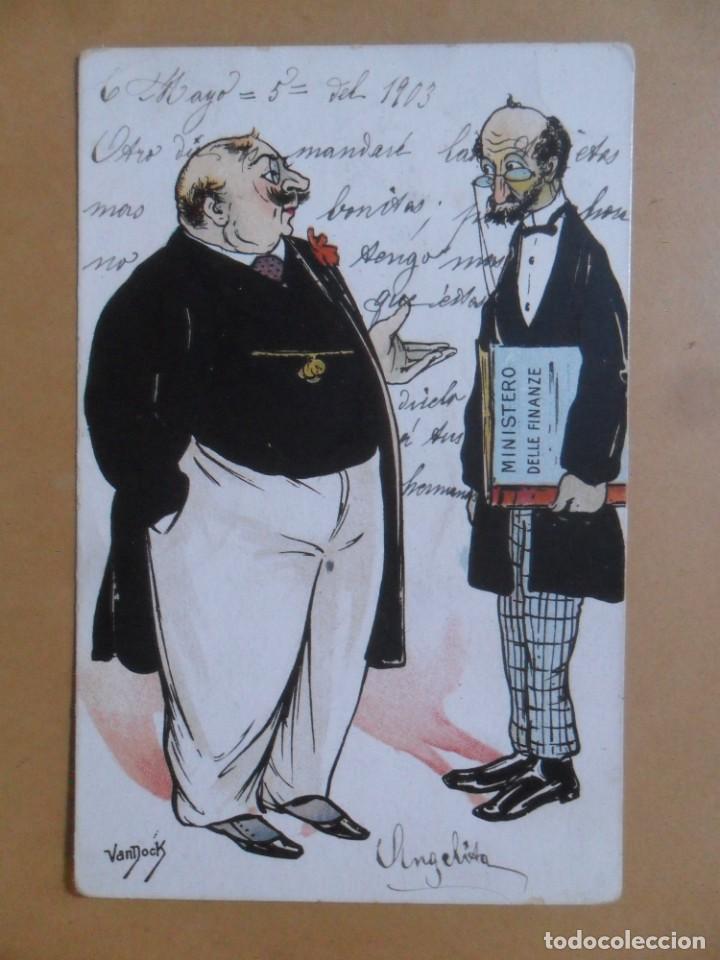 Postales: TARJETA POSTAL CIRCULADA ESCRITA EL 6 DE MAYO DE 1903 - POTENTADO Y MINISTRO DE FINANZAS - SELLO DE