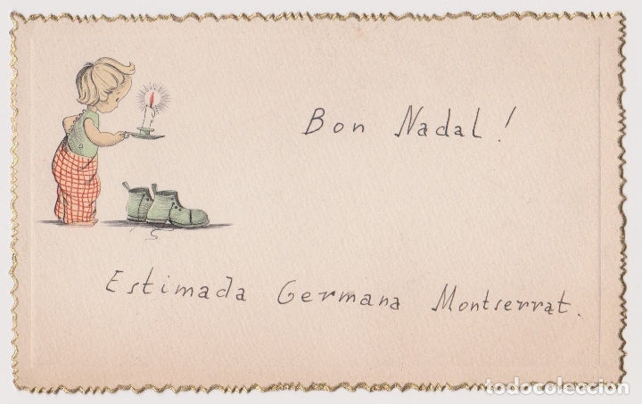 Postkarten: ILUSTRADOR: DESCONOCIDO, BON NADAL ! - ORTIZ CH 5951 - ESCRITA 1952