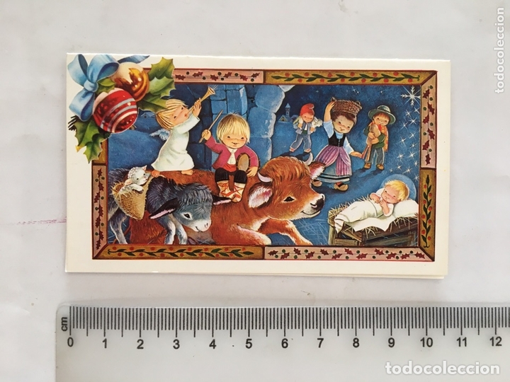 Postales: FELICITACI&Oacute;N NAVIDAD. DIPTICO. ILUSTRACI&Oacute;N?. H. 1980?.