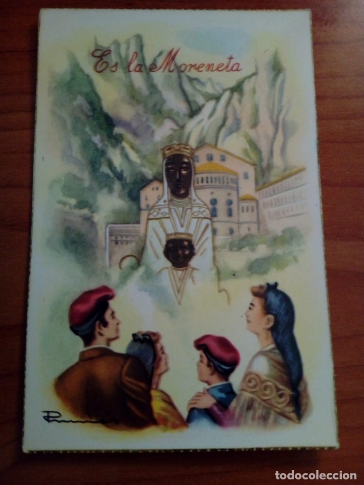 Cartoline: ANTIGUA POSTAL ES LA MORENETA CREACIONES EDIART 1957