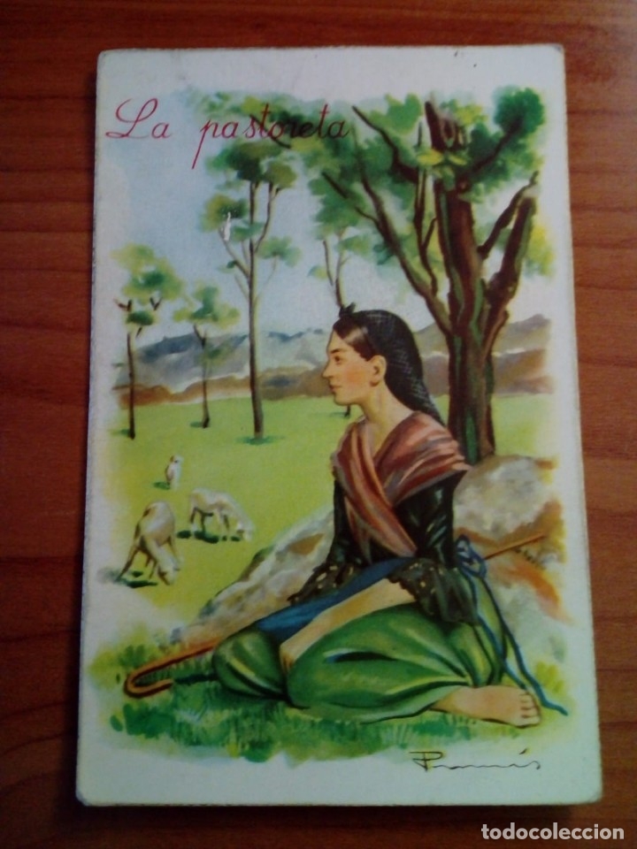 Cartoline: ANTIGUA POSTAL LA PASTORETA  CREACIONES EDIART 1957