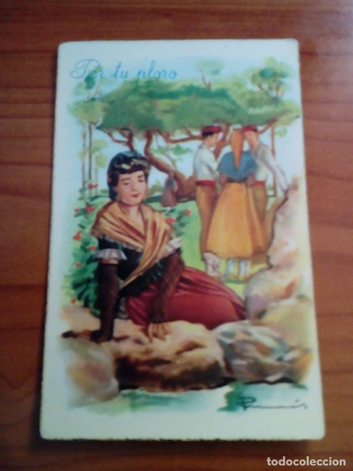 Cartoline: ANTIGUA POSTAL PER TU PLORO CREACIONES EDIART 1957