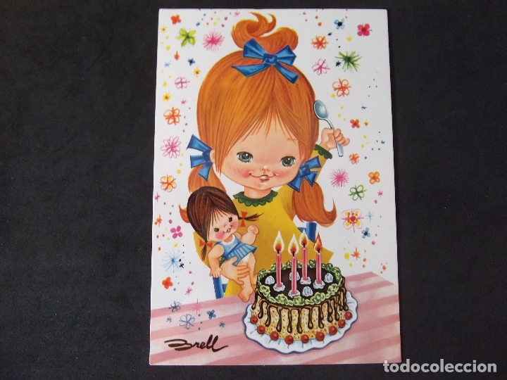 Cartes Postales: DIBUJOS-V20-NO ESCRITA-CHICOS Y CHICAS-BRELL-8103A-DL B.39.144 XI